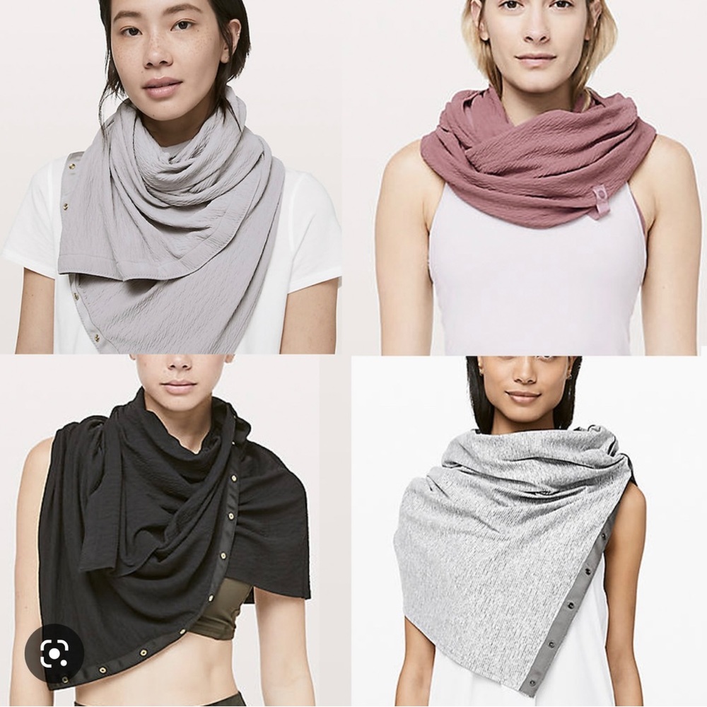 Lululemon Vinyasa Scarf. Shades of Purple. NWOT